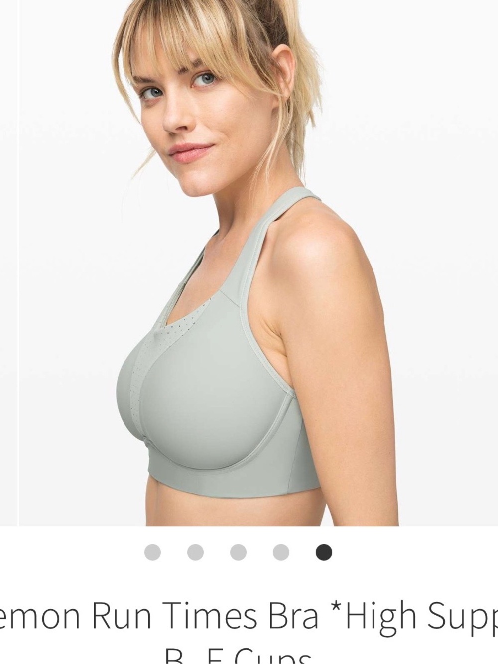 Lululemon Run Times *High Support* Sports Bra